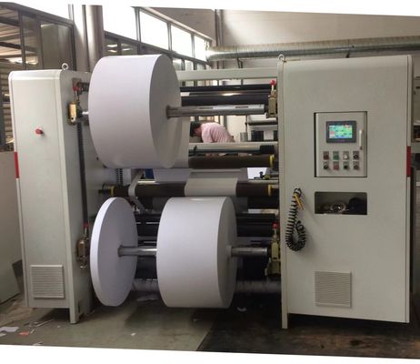High speed copperplate paper slitting and rewinding machine with a slitting speed of 350m/min