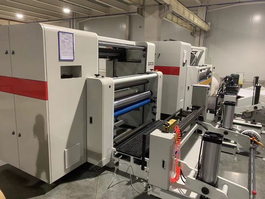 Fully automatic high-speed kraft paper, copperplate paper, coated paper, printing paper rewinding and slitting machine