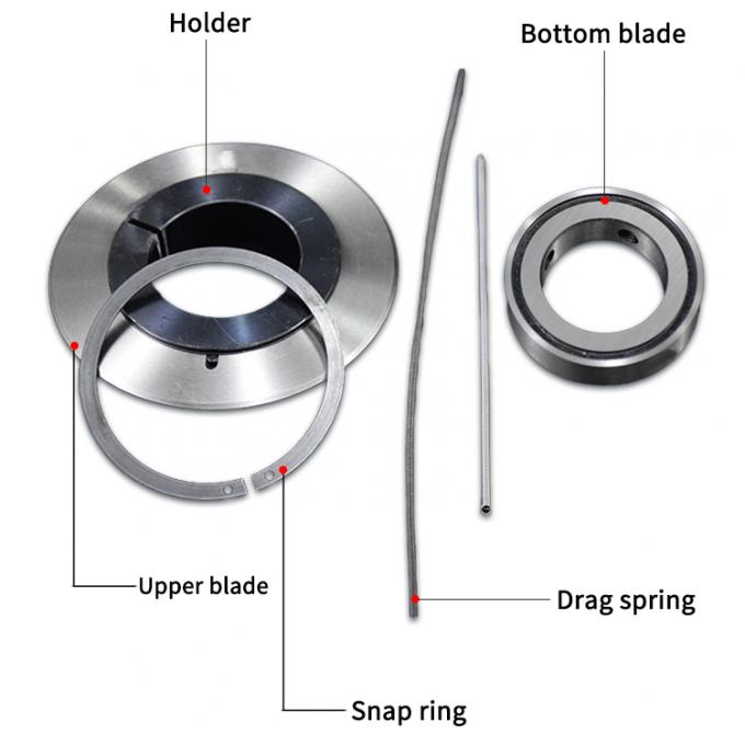 round blade High quality slitting blade for sale High Precision Rotary Slitting Blade PVC Edge Blade Rotary Blades Slitting Machine Paper Pipe Adhesive Tape Slitting Machine Blade Factory Direct Sale 16
