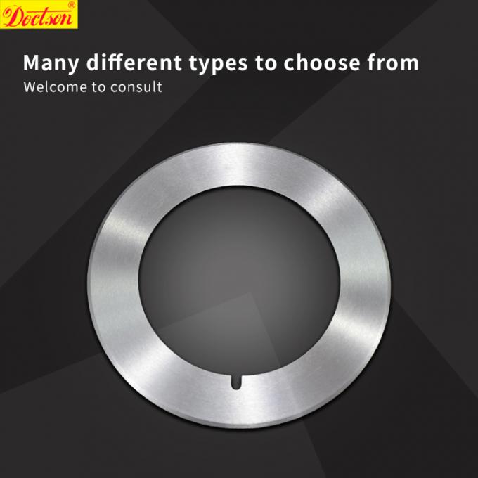 Round High Precision Rotary Slitting Blade Pvc Edge Blade Rotary Blades Slitting Machine Paper Pipe Adhesive Tape Slitting Machine Blade 0