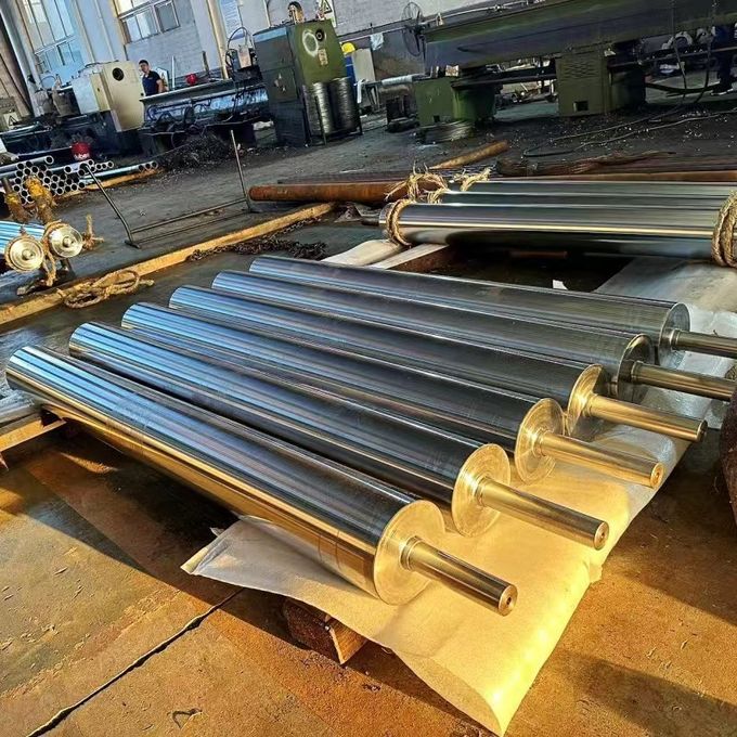 Corrosion Resistant Steel Rollers Seamless Operation Heavy Duty Packaging Machine Parts 0