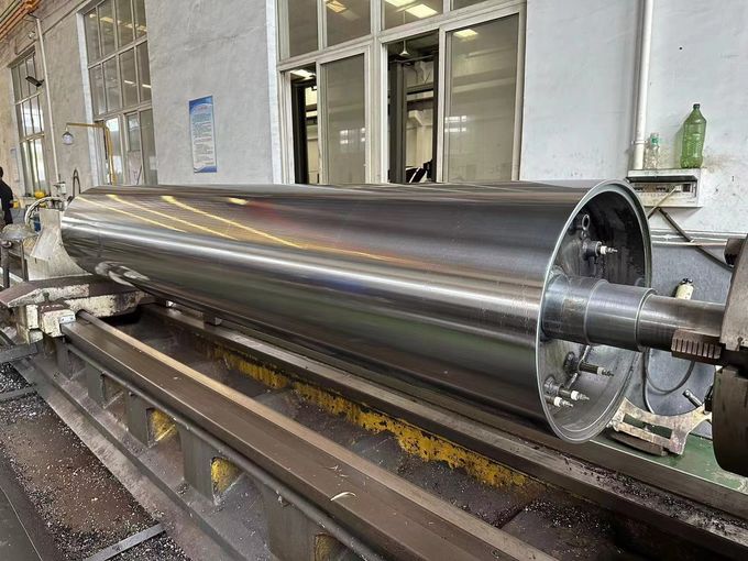 1300 Type Electric Heating Roller Composite Steel Roller Surface Coating With Mirror Surface Treatment 0