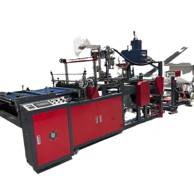 Fully Automatic High Speed Express Bag Hot Cutting Edge Sealing Bag Making Machine Customized 0